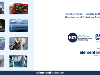 Update to the Phase 1 Baseline Local Emissions Assessment report image